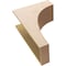Ekena Millwork 12"W x 24"D x 36"H Classic Huntington Rough Cedar Woodgrain TimberThane Corbel, Primed Tan CORUR12X24X36HUNRCPR - alternate 2
